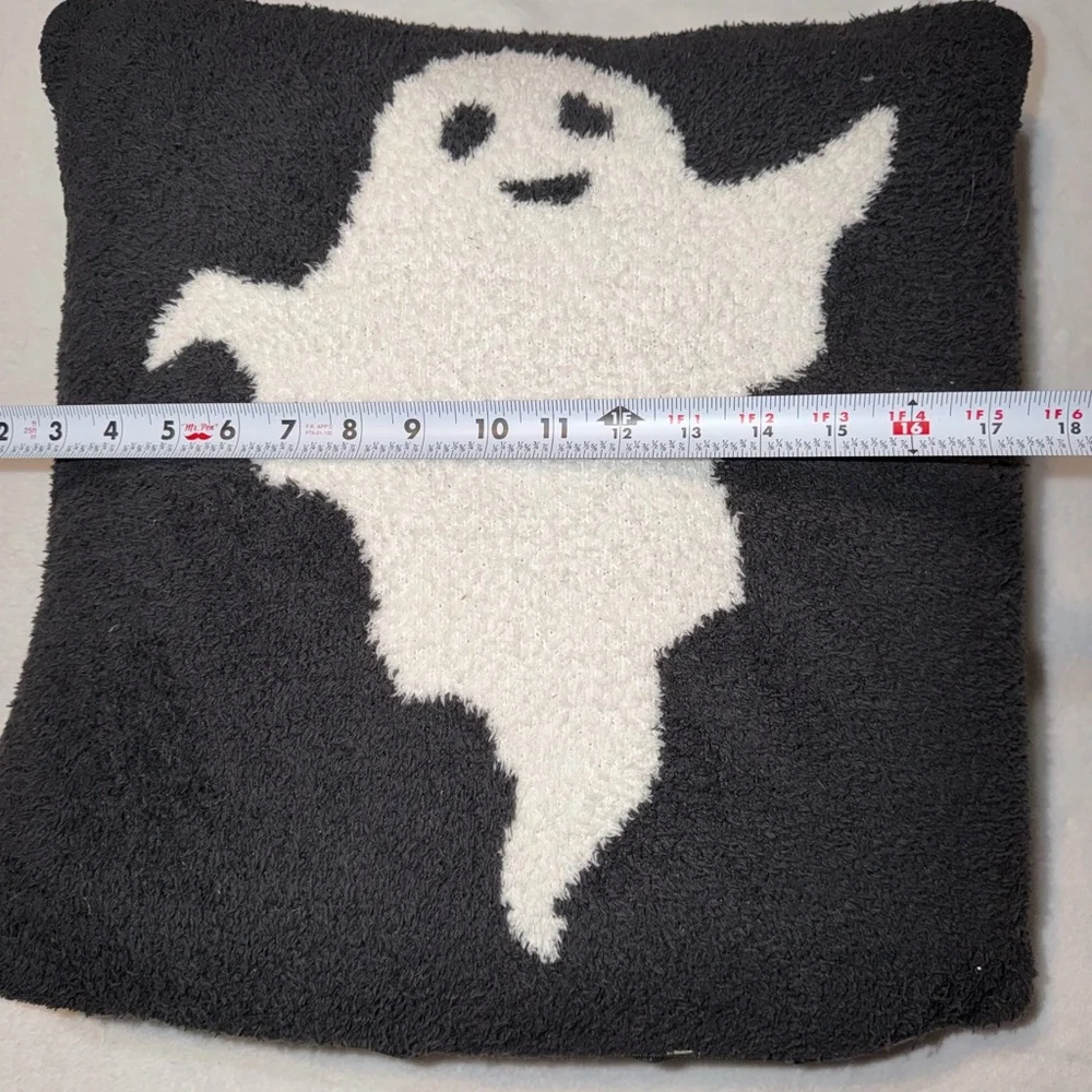 Novogratz Ghost Down Sherpa Pillow - Grey White
